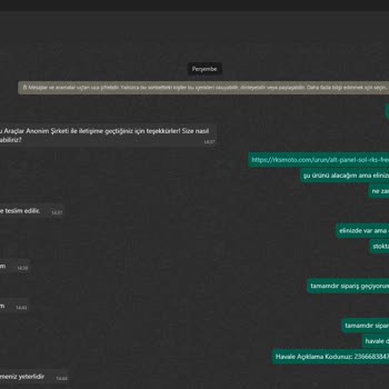 Sipariş Sonrası İletişim Ve Ürün Gönderimi Sorunu