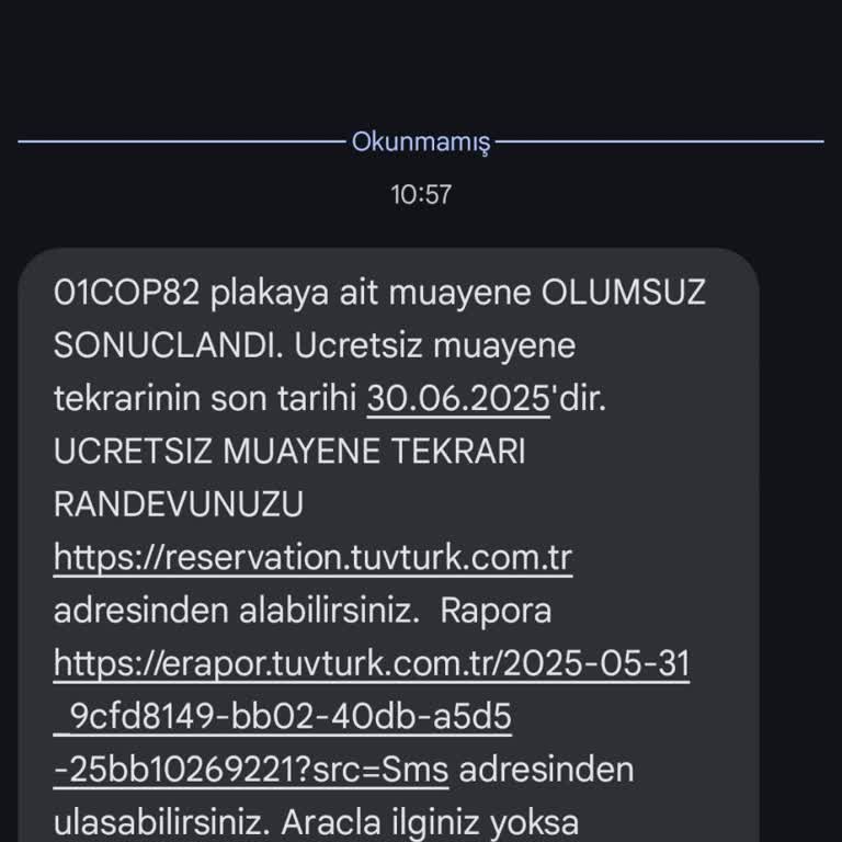 Üzerime Kayıtlı Araç Olmamasına Rağmen Sorumluluk Yüklenmesi Ve Tüvtürk'ten Geri Dönüş Beklentisi