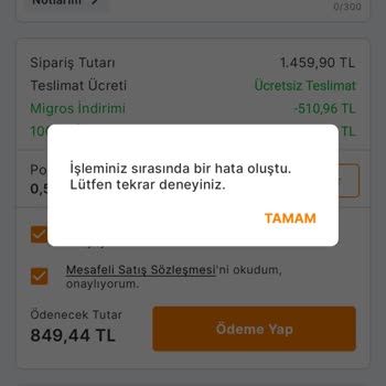 Hepsipay İle Online Alışverişlerde Ödeme Yapılamıyor, Müşteri Hizmetleri İlgisiz