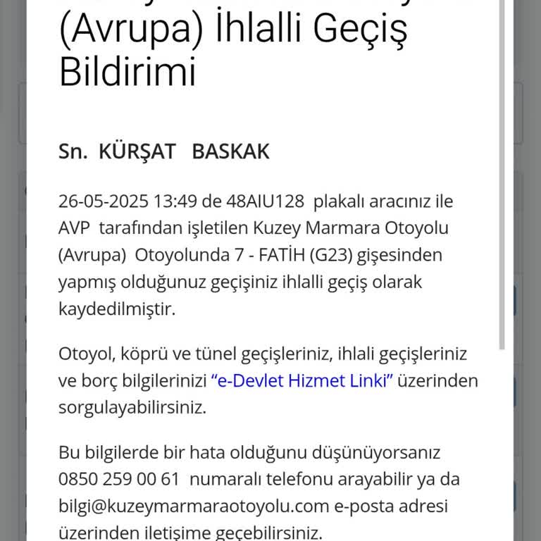 Haksız Geçiş Cezasıyla Suçlanmak Ve Yanlış Bilgilendirme