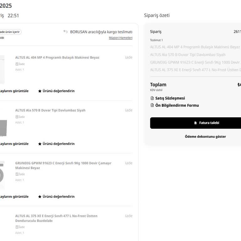 Teslimat Sorunu Ve Müşteri Hizmetlerinde Çözüm Eksikliği: Ürünlerimi Kendim Taşımak Zorunda Kaldım