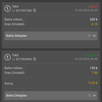 Youcas Bahis Kazandığım Paranın Haksız Yere Silinmesi