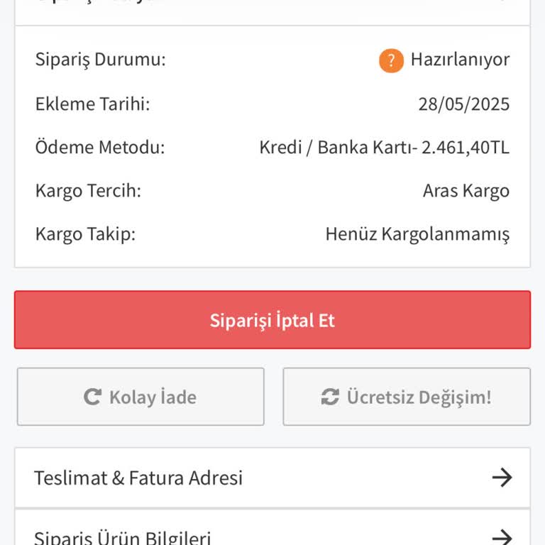 Siparişlerim Hakkında Bilgi Alamıyorum, İletişim Kurulamıyor