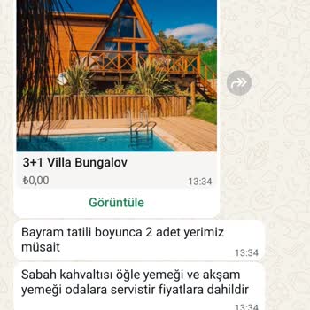 Bungalov Tatil Rezervasyonunda Yaşadığım Mağduriyet Ve Para Kaybı