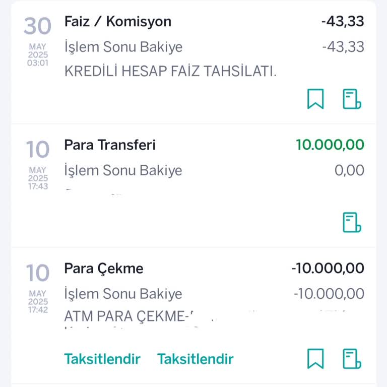 ATM'den Çekilen Paranın Hızlı Yatırılmasında Yüksek Komisyon Kesintisi