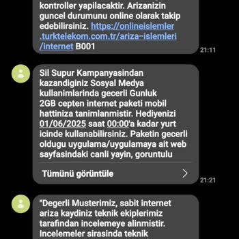 Her Hafta Tekrarlayan TTNET Fiber Arızası Ve Sürekli Hizmet Kesintisi