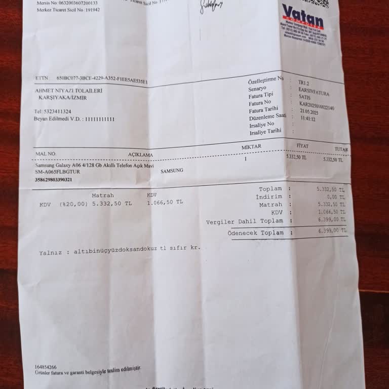 Arızalı Telefon İçin Değişim Veya İade Talebi