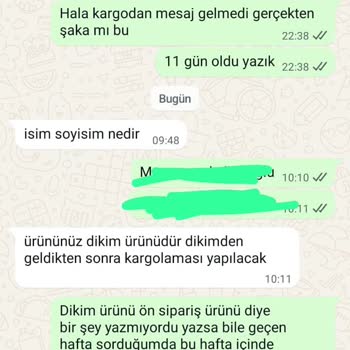 Sipariş Verdiğim Ürün 13 Gündür Teslim Edilmedi Mağdur Edildim