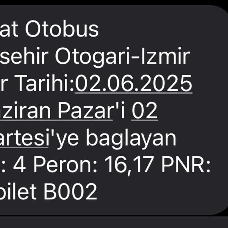 Obilet Yanlış Numaraya Bilet Bilgisi Gönderdi, Mağduriyet Yaşadım