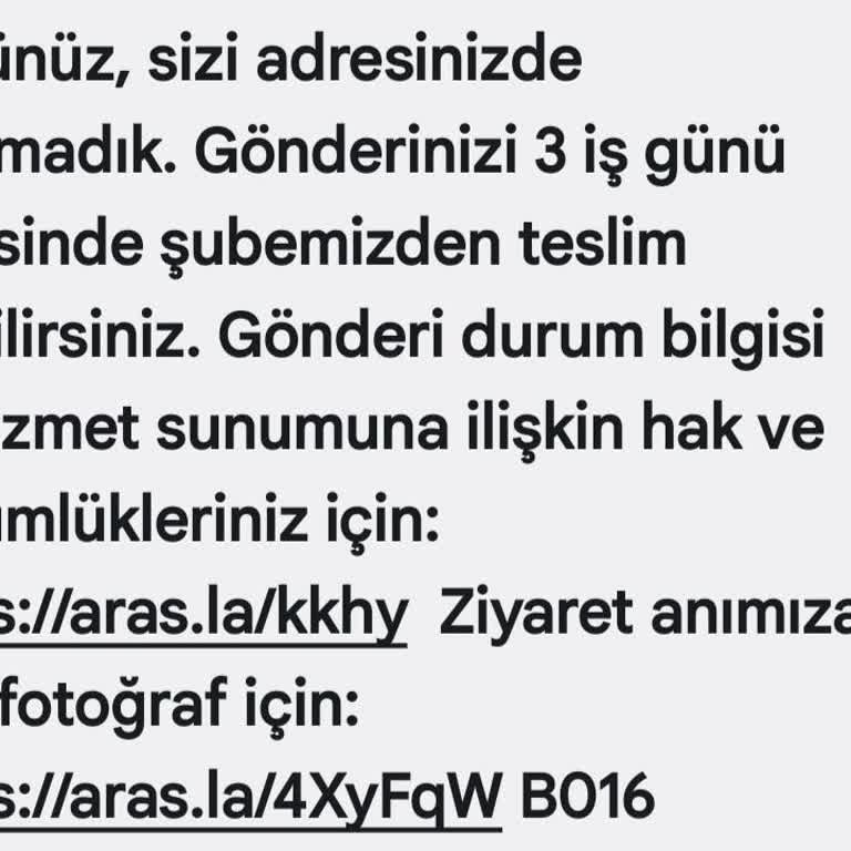 Adresimde Olmama Rağmen Teslim Edilmeyen Kargo Ve Yanıltıcı Bilgilendirme