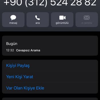 +90 (312) 524 28 82 Numarasından Sürekli Aranıyorum Ve Sorumluluk Kabul Etmiyorum