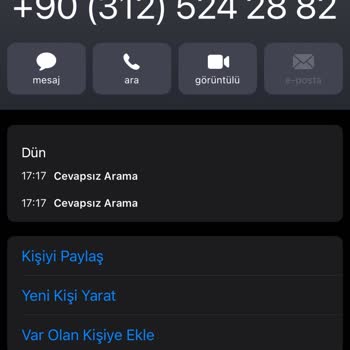 +90 (312) 524 28 82 Numarasından Sürekli Aranıyorum Ve Sorumluluk Kabul Etmiyorum