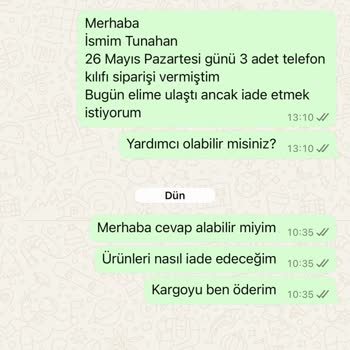 İade Sürecinde Müşteri Hizmetlerine Ulaşılamıyor