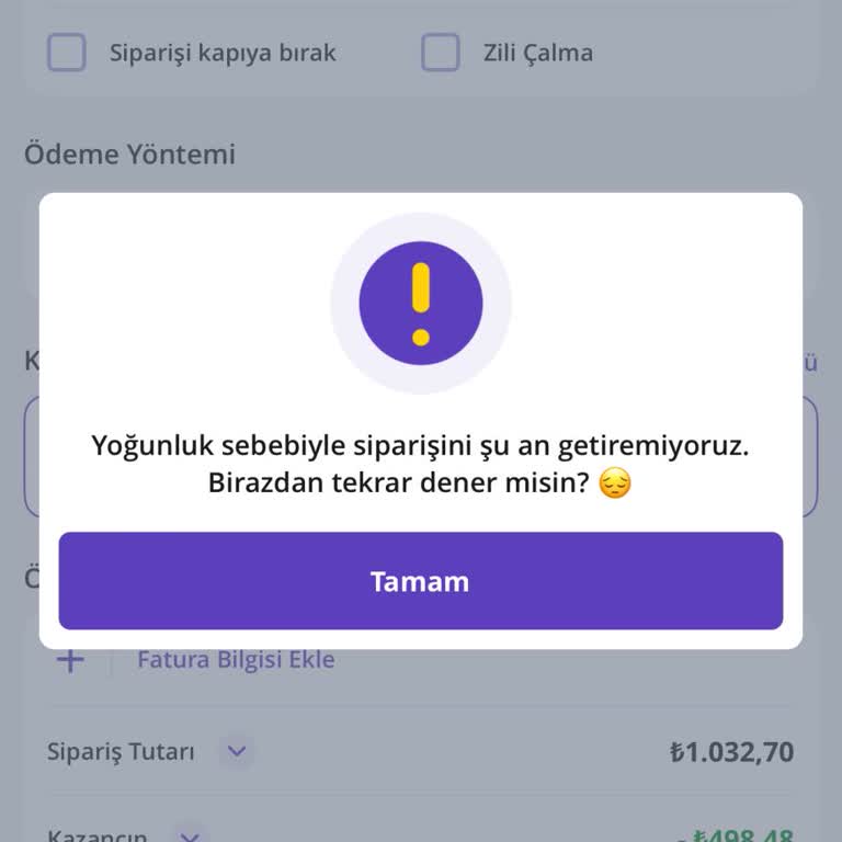 Getir'in Hafta Sonu İndirimlerinde Sürekli Yoğunluk Sorunu