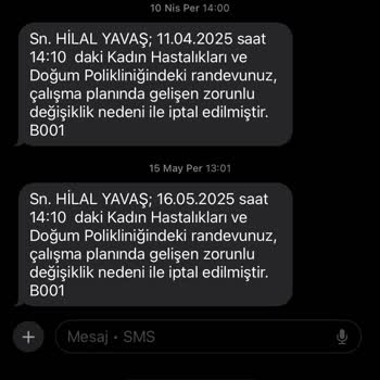 Devlet Hastanelerinde Randevu İptalleriyle Mağduriyet Yaşıyorum
