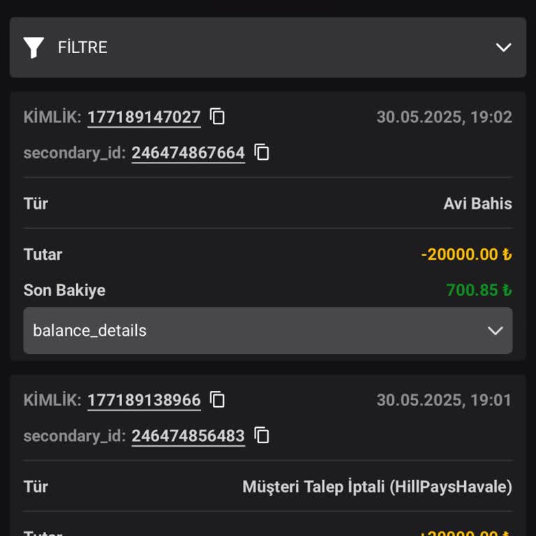 Vaycasino Para Çekim Talebim İptal Edildi, Bakiyem Sıfırlandı