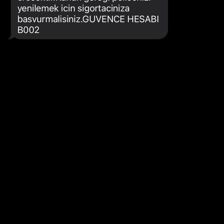 Yanlış Plaka Ve Sigorta Bilgisiyle İlgili Hatalı Mesaj Bildirimi