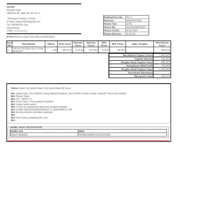 FLO'dan Alınan Sandaletin Kısa Garanti Süresi Ve Satıcı Karmaşası Mağduriyet Yaratıyor
