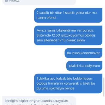 Yanlış Saatli Bilet Ve Otobüs Gecikmesiyle Yaşanan Mağduriyet