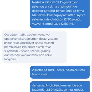 Yanlış Saatli Bilet Ve Otobüs Gecikmesiyle Yaşanan Mağduriyet