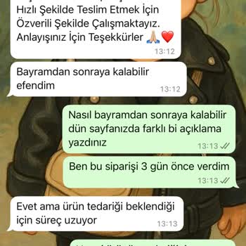 Bayram İçin Aldığım Ürün Stokta Yokmuş Teslimat Bayram Sonrasına Kalabilir Dediler
