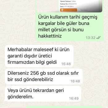 Garantili Ürünüm 2 Aydır Teslim Edilmedi Ve Yanlış Ürün Gönderildi