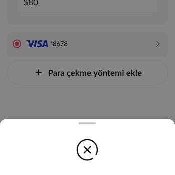 Visa Kart Bağlantısını Kaldıramıyorum, Sürekli Hata Alıyorum