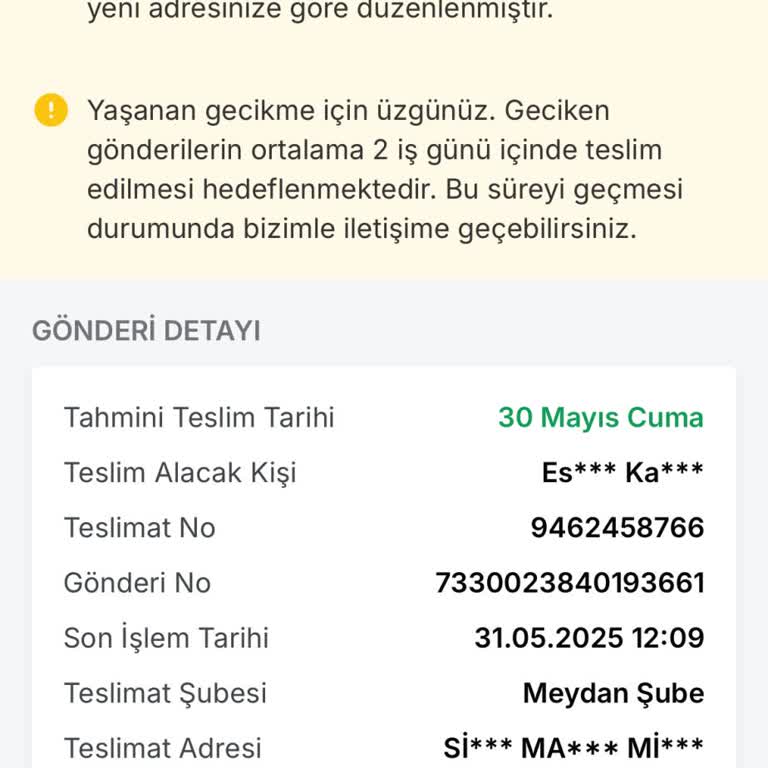 Kargom Teslim Edilmedi, Bilgilendirme Yapılmadı Ve Mağduriyetim Giderilmedi