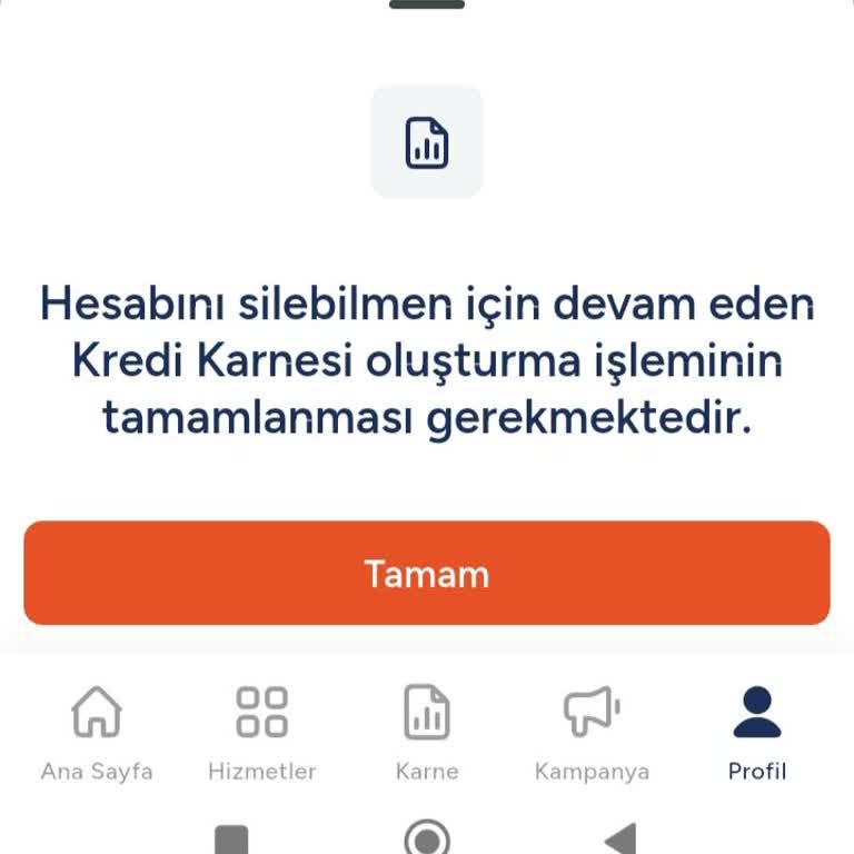 Hesabımın Silinmesi Ve İletişim Eksikliği Hakkında Şikayet
