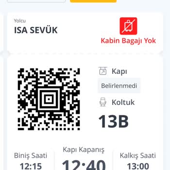 Uçuş Kapı Bilgisi Eksikliği Mağduriyeti