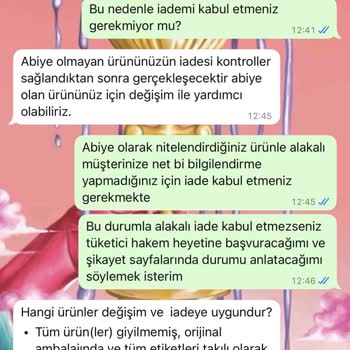 Yanlış Ve Eksik Bilgilendirme Nedeniyle İade Sorunu