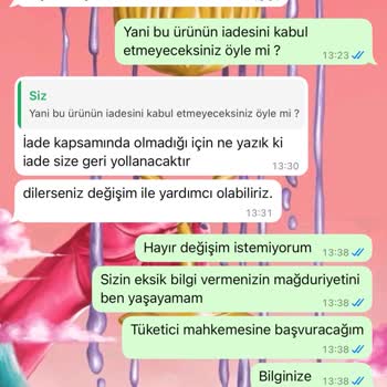 Yanlış Ve Eksik Bilgilendirme Nedeniyle İade Sorunu