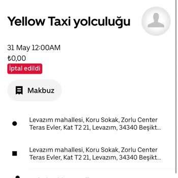 Sürücü Bulunamamasına Rağmen Ücret Kesintisi Ve İletişim Sorunu