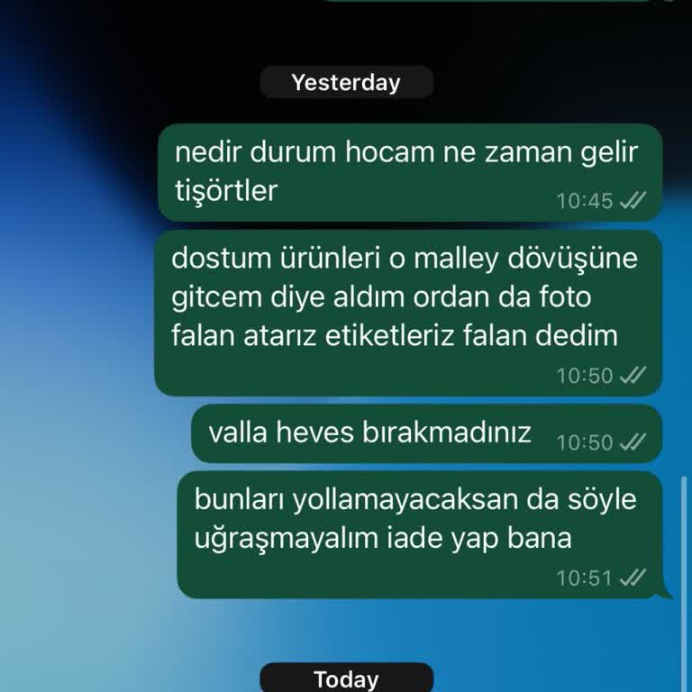 Siparişim Bir Haftadır Teslim Edilmedi Ve İletişim Sağlanamıyor