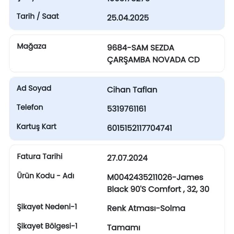 Mavi Mağazasında Değişim Sürecinde Yaşanan Uzun Bekleyiş Mağduriyeti