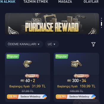 Satın Aldığım UC Yanlış Hesaplara Gitti, İade Talep Ediyorum