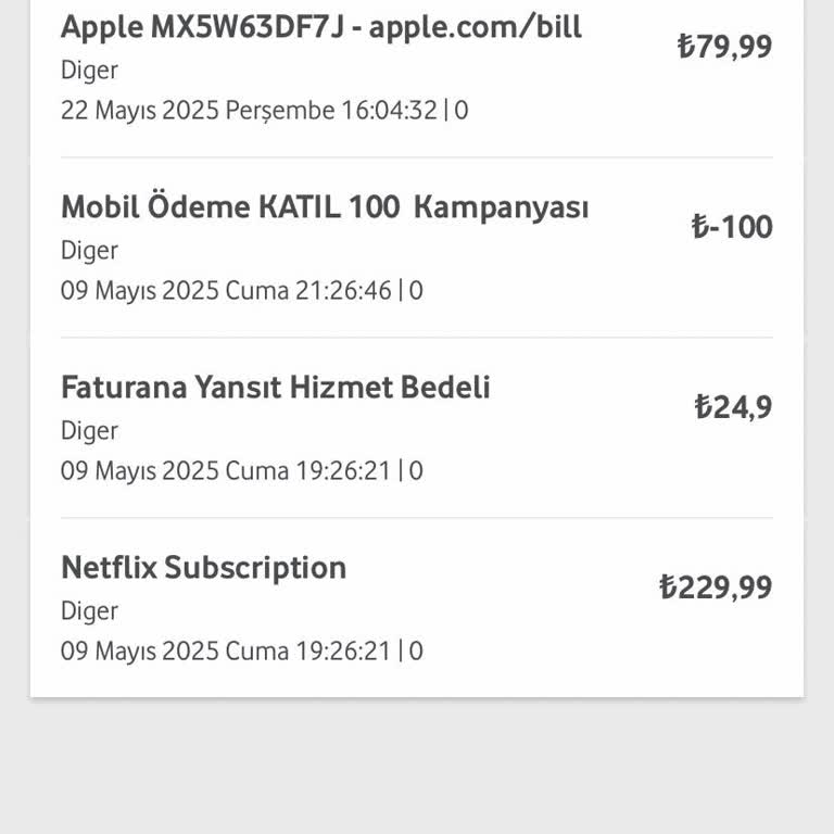 Vodafone Pay Şikayeti