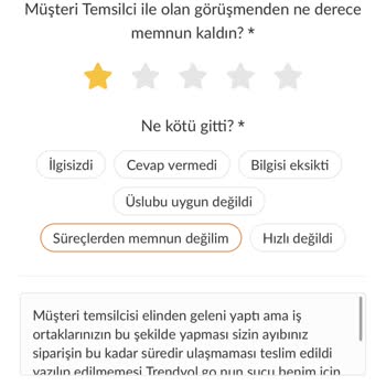 Teslim Edilmeyen Su Siparişi Ve Yanıltıcı Teslimat Bilgisi