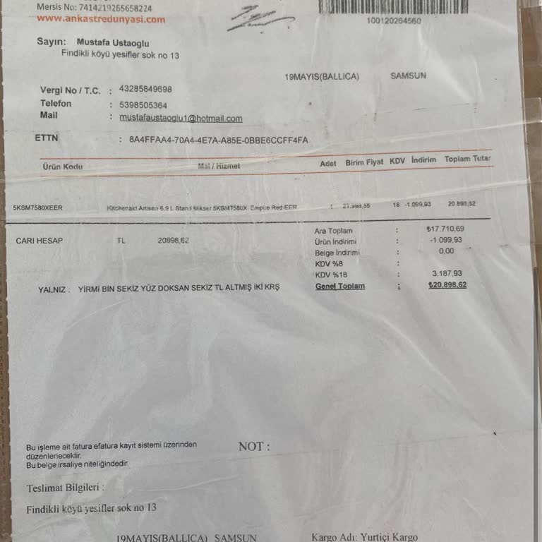 KitchenAid Hamur Makinesinde Tekrarlayan Arıza Ve Güven Kaybı