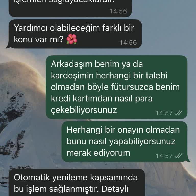 Open English İzinsiz Kart Çekimi Ve İade Talebim