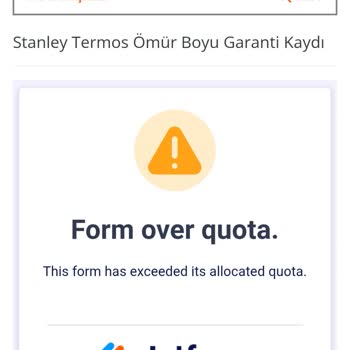 Kutupayısı Stanley Termosumun Garanti Başlatma Formuna Ulaşamıyorum