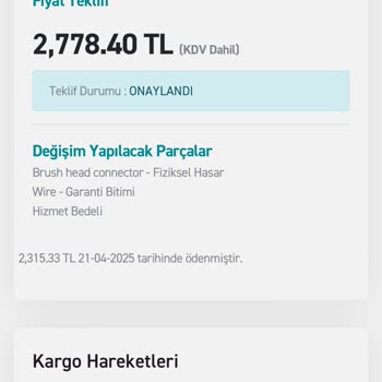 Süpürgem 1.5 Aydır Tamirde Ücret Ödememe Rağmen Bilgi Alamıyorum