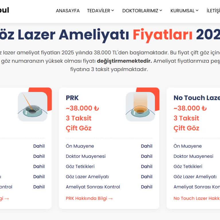 Kudret Göz İstanbul Web Sitesi İle Hastane Arasındaki Ödeme Seçenekleri Tutarsızlığı