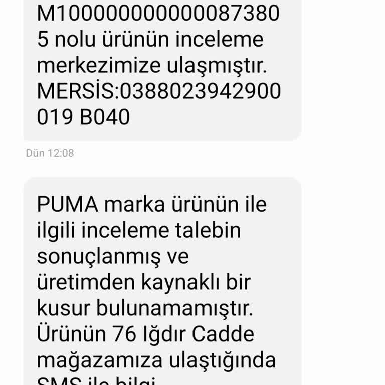 Kısa Sürede Deforme Olan Puma Ayakkabı Ve İade Talebimin Reddedilmesi