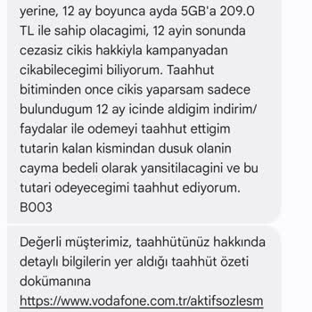 İzinsiz Tanımlanan Paket Ve Şebeke Sorunu Hakkında Şikayet