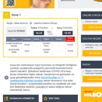 Tek Tuşla İptal Olan Biletlerim İçin Yetersiz İade Ve İlgisiz Müşteri Hizmetleri