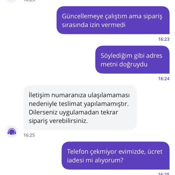 Kurye Yanlış Adrese Gidip Siparişimi İptal Etti, Mağdur Edildim
