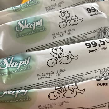 Küflü Ve Lekeli Sleepy Islak Mendil Hayal Kırıklığı