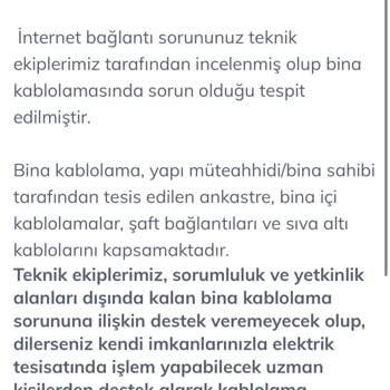 Sürekli Kopan İnternet Ve Çözümsüz Teknik Destek