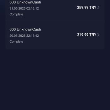 Yükleme Sonrası Kayıp UC Ve Eksik Sipariş Görünümü